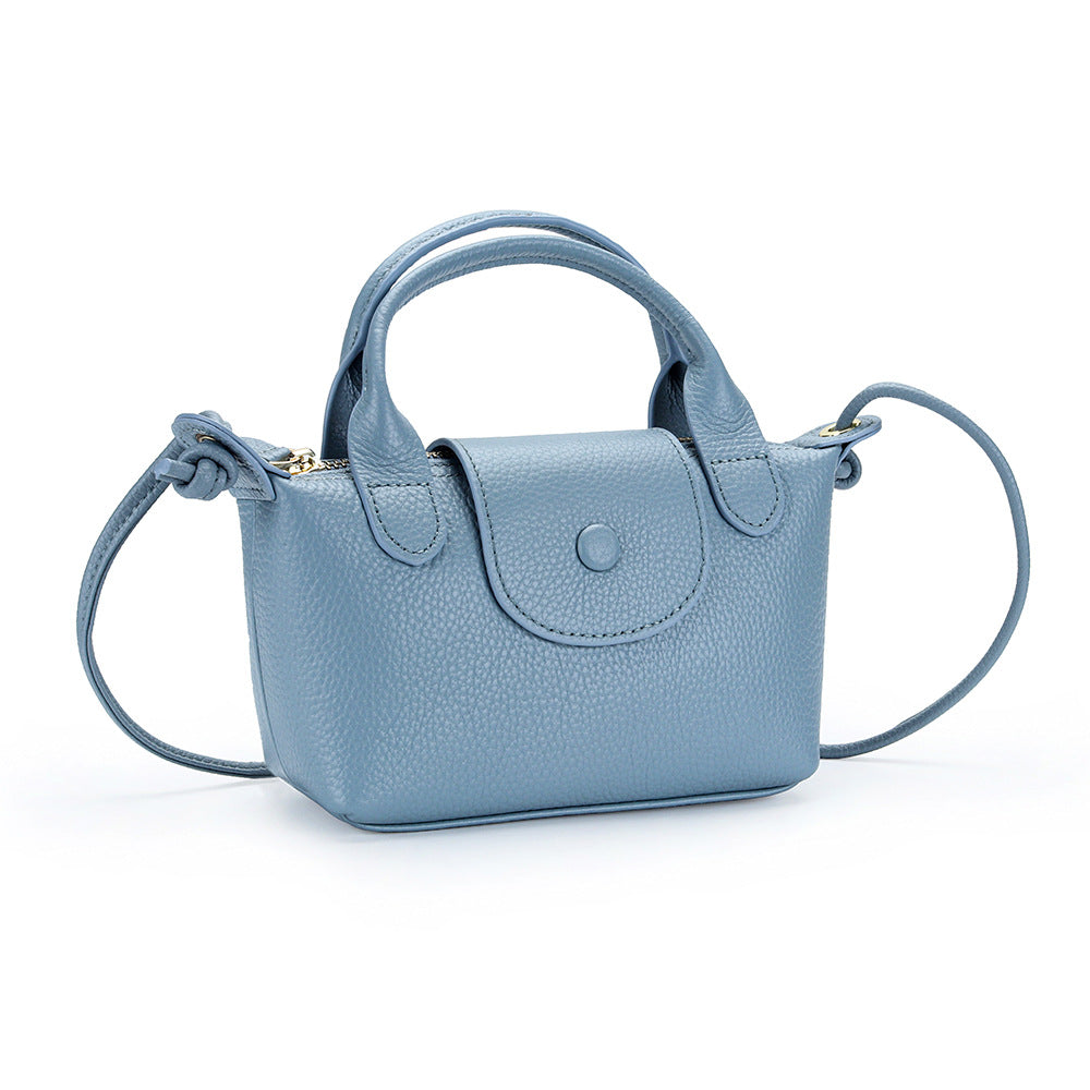 Women's Leather Mini Portable First Layer Cowhide Trendy Women's Messenger Bag