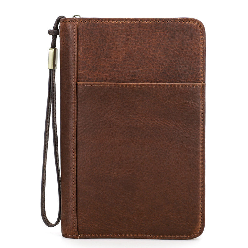 Men's Angel Retro Crazy Horse Milled Leather Men's Handbags