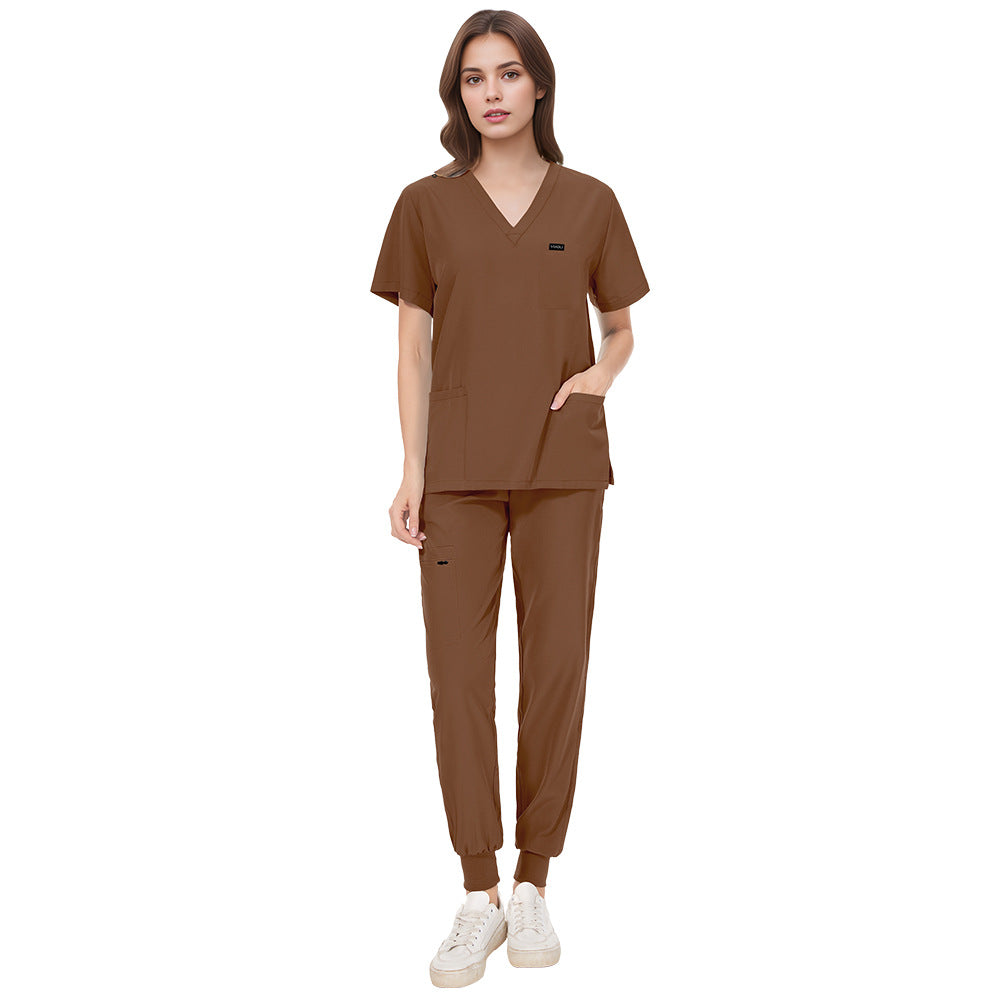 Women's & Men's & Hand Washing Beauty Salon Barber Shop Staff Operating Uniform