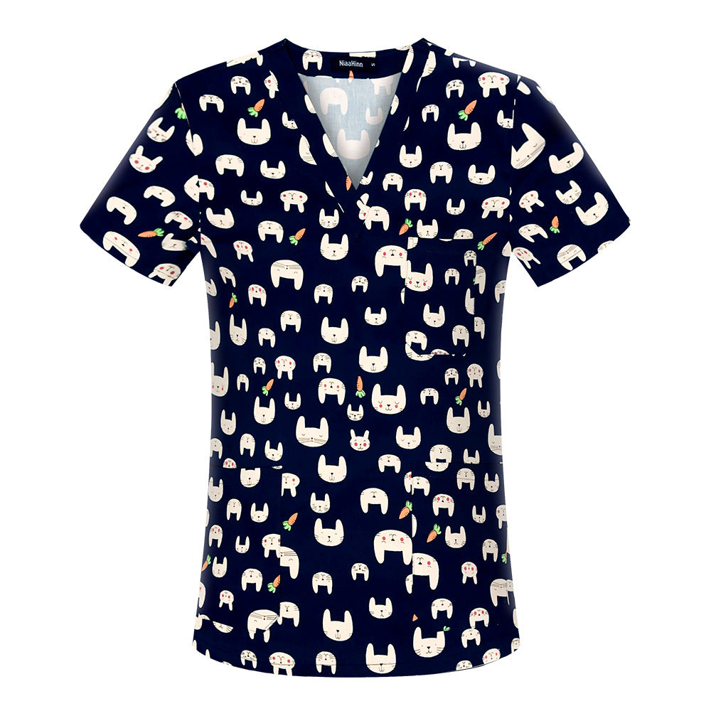 Women's & Men's & Hand Washing Clothes Brush T-shirt Uniform