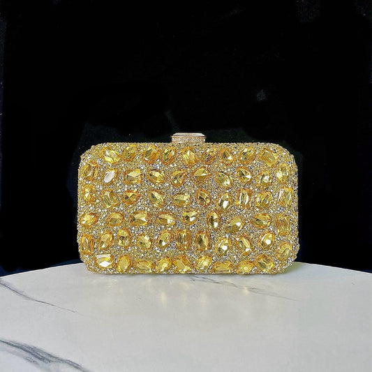 Women's Shiny Diamond Clutch Dinner Wedding Banquet Evening Bags