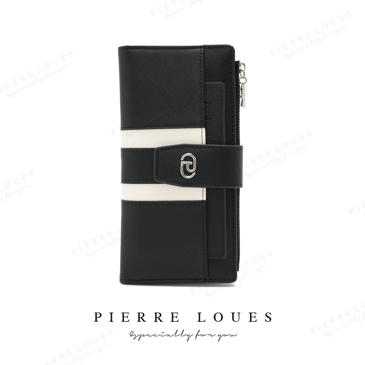 Women's Affordable Luxury Fashion Simple Contrast Color Metal Ladies Wallet
