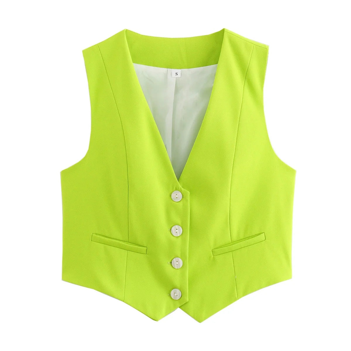 Women's Color Summer Casual Slim Sleeveless For Vests