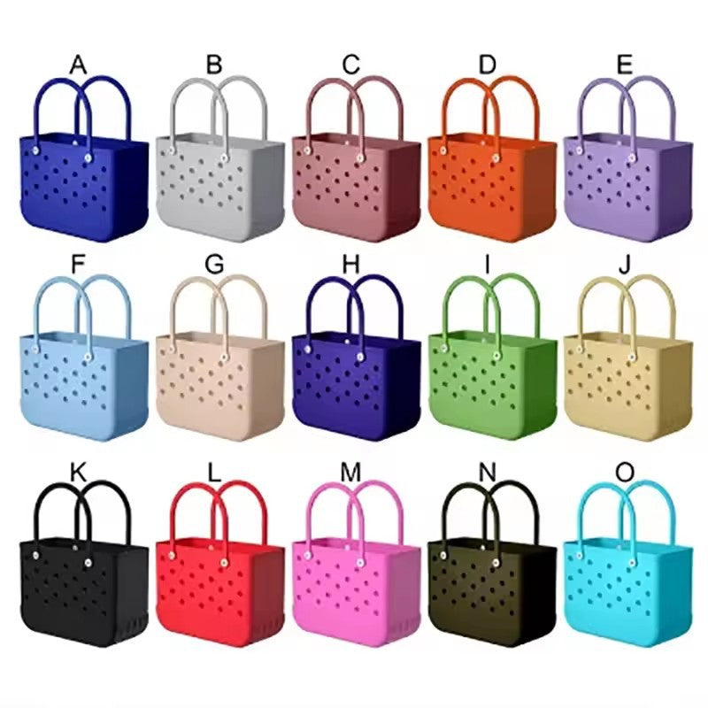 Beach Seaside Vacation Lightweight Durable Hole Waterproof Women's Handbag