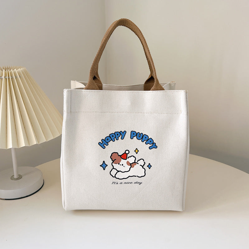 Women's Fashion Lunch Box Korean Style Cloth Versatile Family Bags