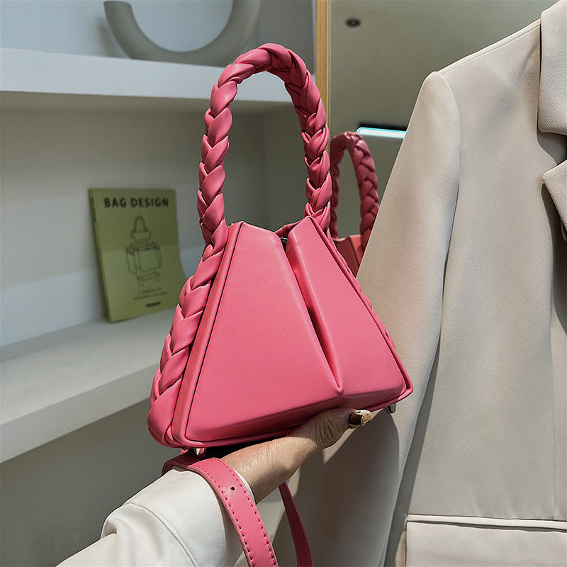 Women's Niche Personality Twist Spring Fashion Portable Shoulder Bags