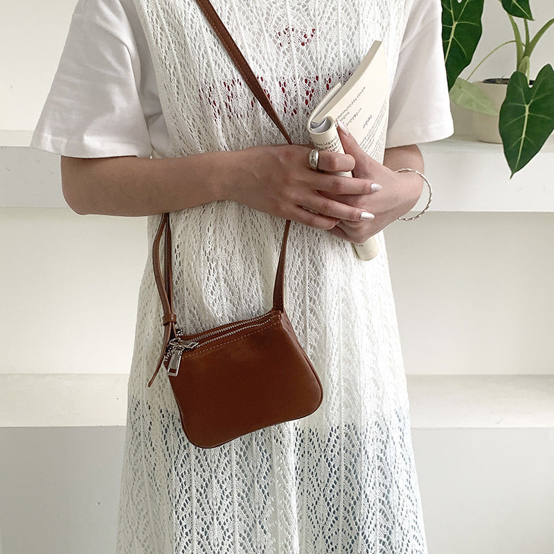 Women's Soft Leather Mini High-grade Summer Korean Crossbody Bags