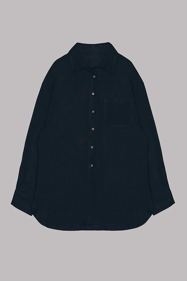 Mid-length Shirt Loose Urban Dress Beach Blouses