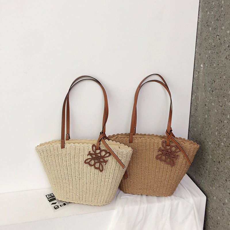 Women's Summer Fashion Straw Niche High-grade Large Tote Bags