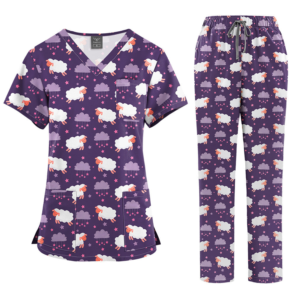 Thin Comfortable Breathable Doctor Nurse Medical Uniform