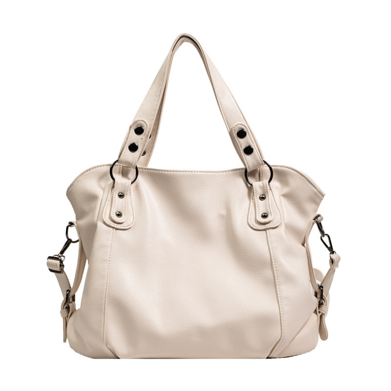 Women's Autumn Korean Style Large Capacity Soft Shoulder Bags