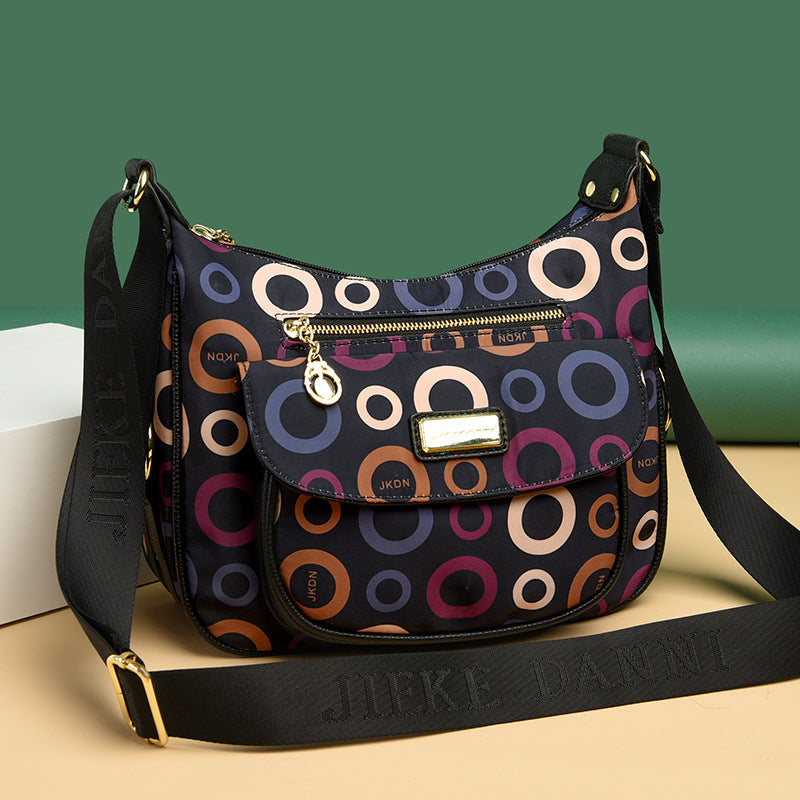 Women's Oxford Cloth Large Capacity Printing More Than Crossbody Bags