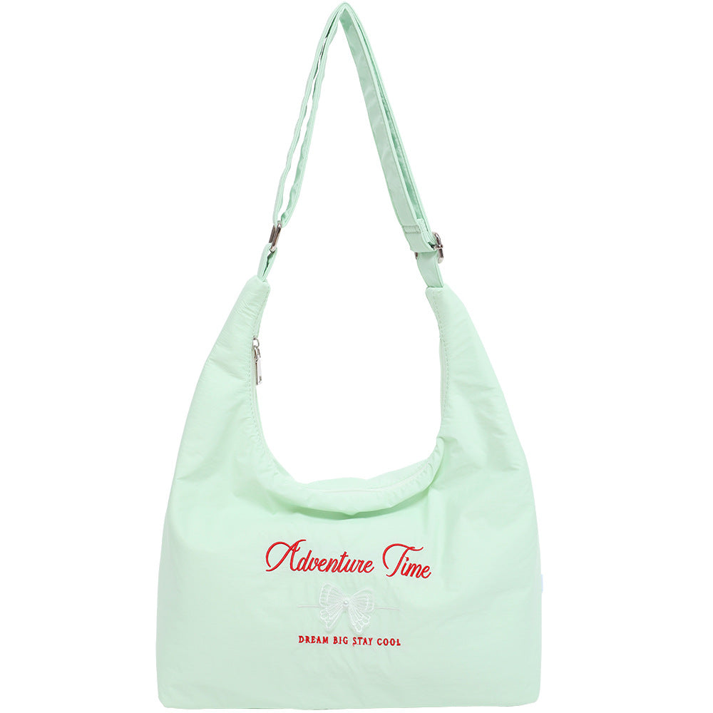 Women's Niche Designer Korean Style Canvas Nylon Crossbody Bags