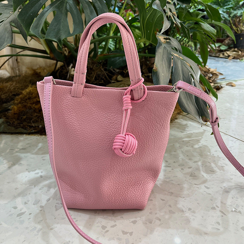 Women's Soft Leather Simple High Sense Shoulder Bags