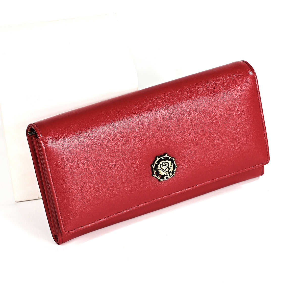 Women's Pretty Leather Long Fashion Cattlehide Ladies Wallets