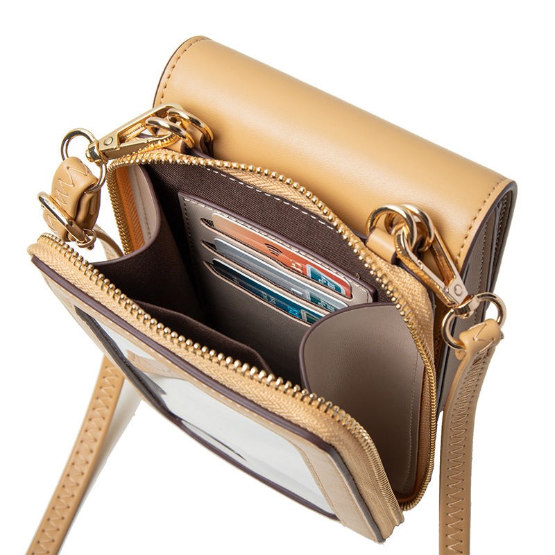Women's Touch Screen Hipster Style Leaf Simple Shoulder Bags