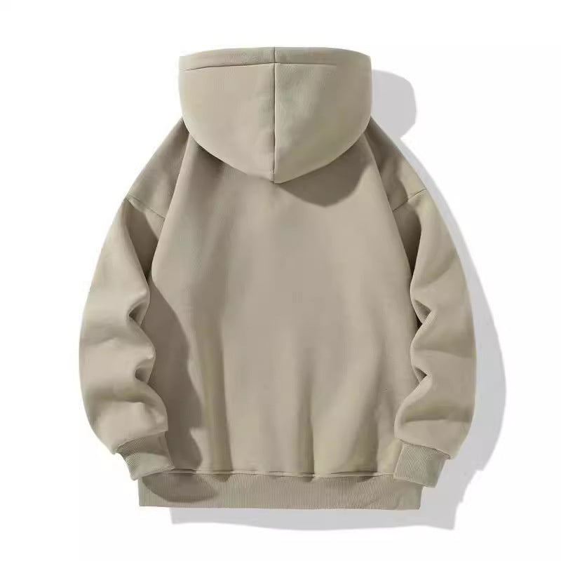 American Casual Zipper Hoodie Loose Sports Sweaters