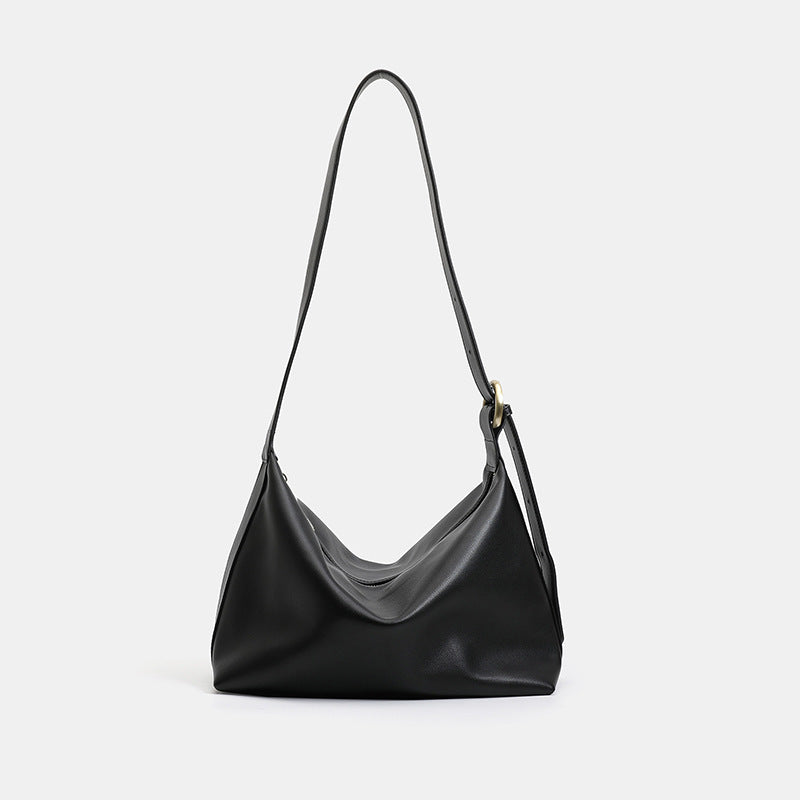 Women's Soft Leather Niche Cowhide Large Capacity Shoulder Bags