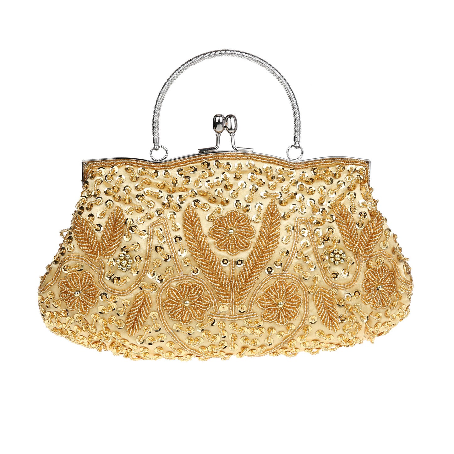 Women's Handmade Pearl Embroidery Dress Garment Dinner Evening Bags