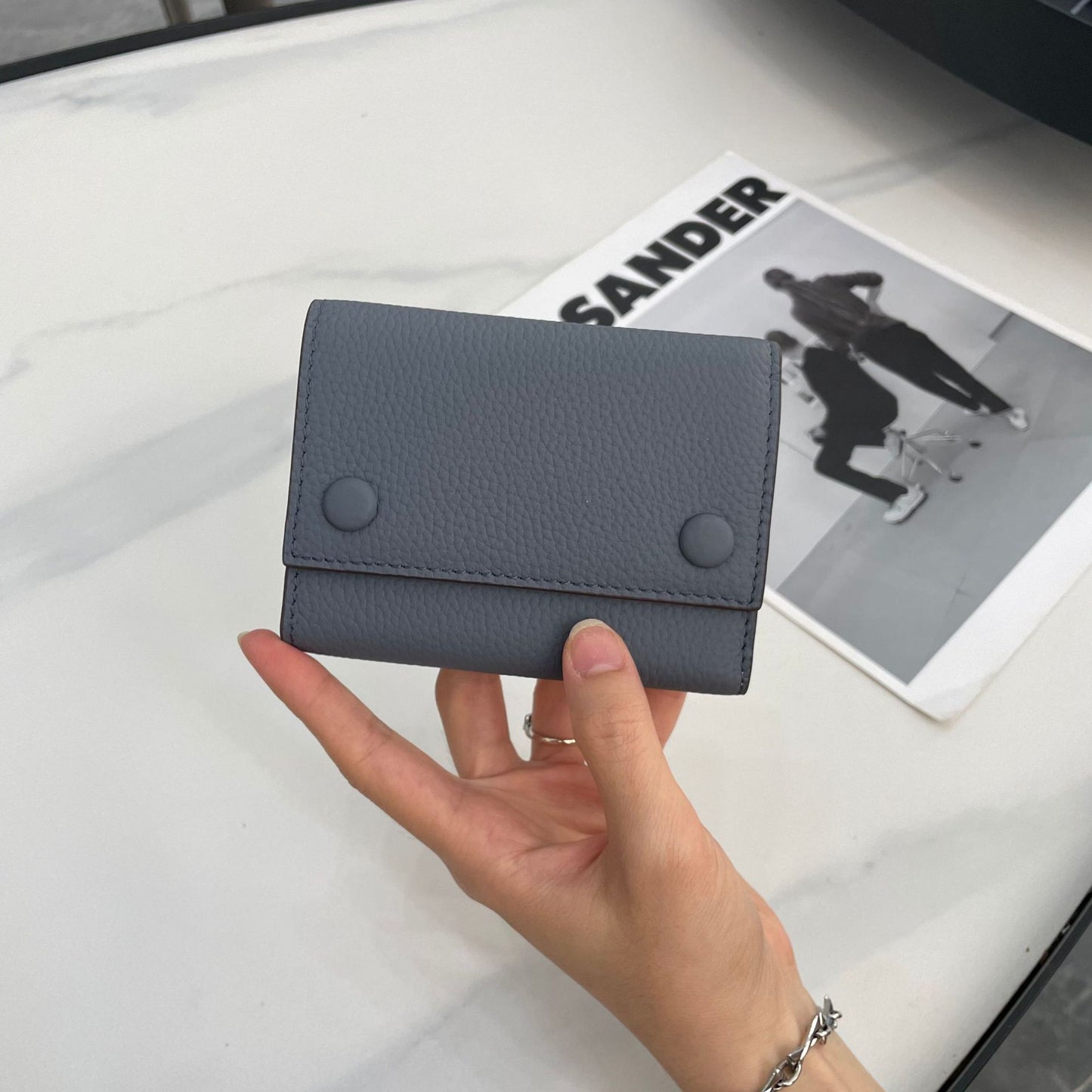 Women's Peas For Genuine Leather Contrast Color Ladies Wallets