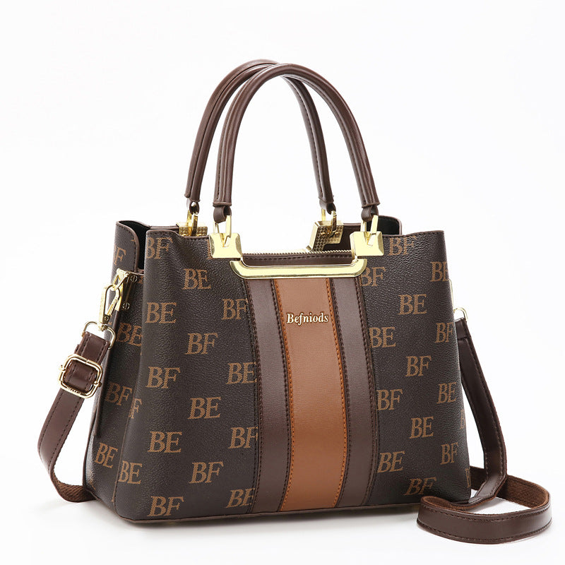 Women's Day Free Fashion Color Matching Single Handbags