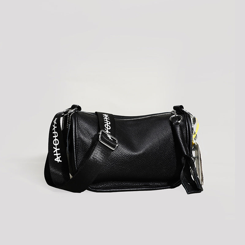 Women's Capacity Genuine Leather Fashionable Simple Top Bags