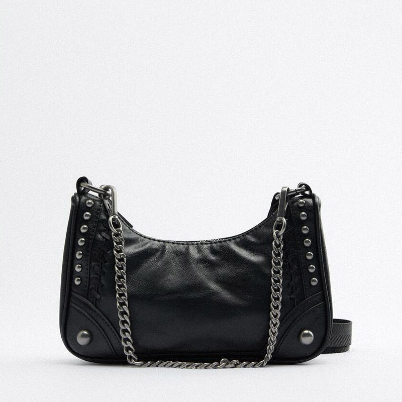 Women's Rock Underarm Large Capacity Chain Fashion Crossbody Bags