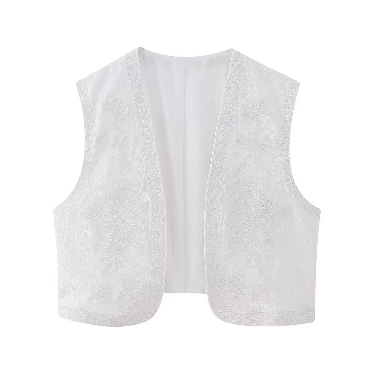 Women's Creative Summer Fashionable Retro Embroidered Vests