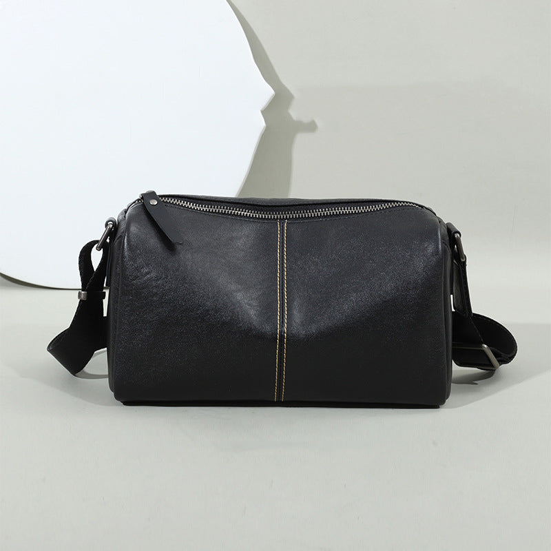 Men's Genuine Leather Fashion Waterproof Horizontal Korean Men's Messenger Bags