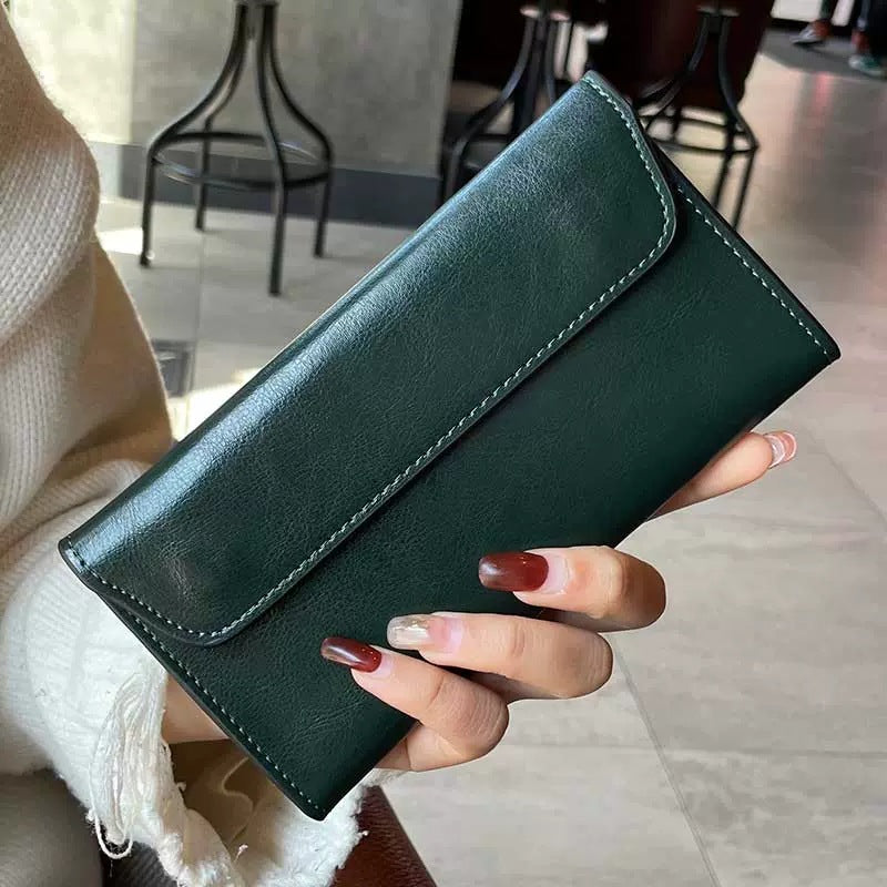 Women's Genuine Leather Design Exquisite Large Capacity Ladies Wallet