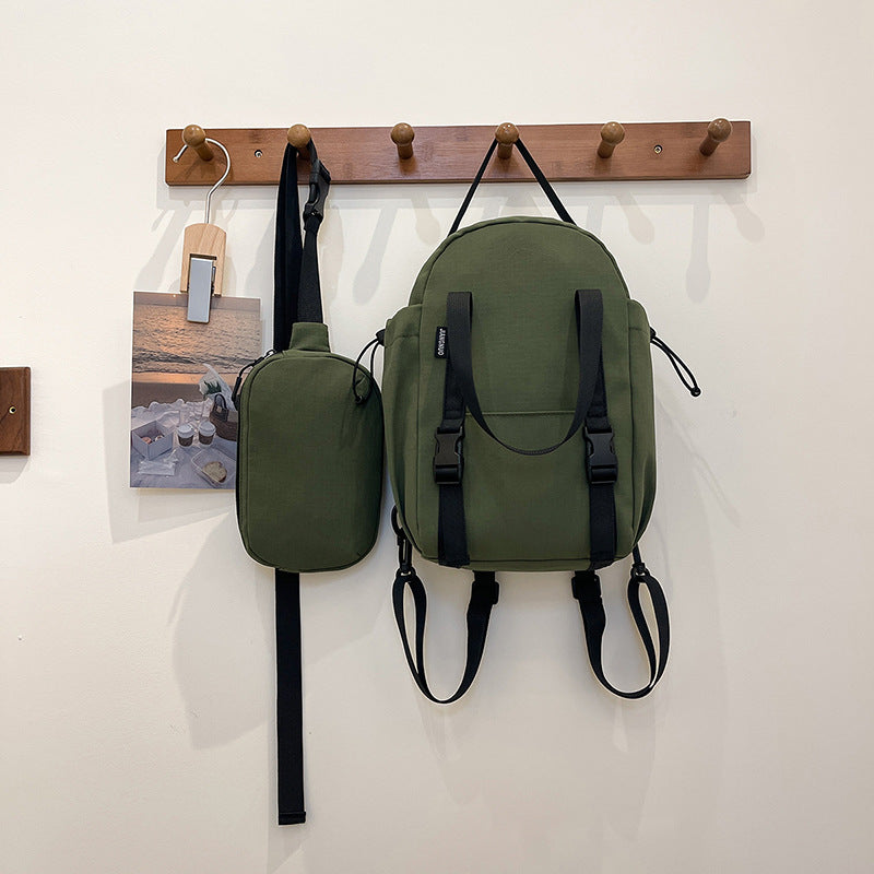 Women's Stylish Lightweight Trendy Portable Versatile Contrast Backpacks