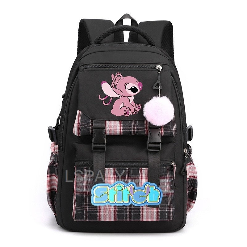 Children's Star Stitch Schoolgirl Young Cartoon Backpacks