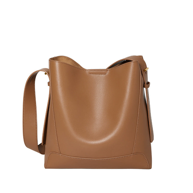 Women's Large Genuine Leather Capacity Commuter Shoulder Bags