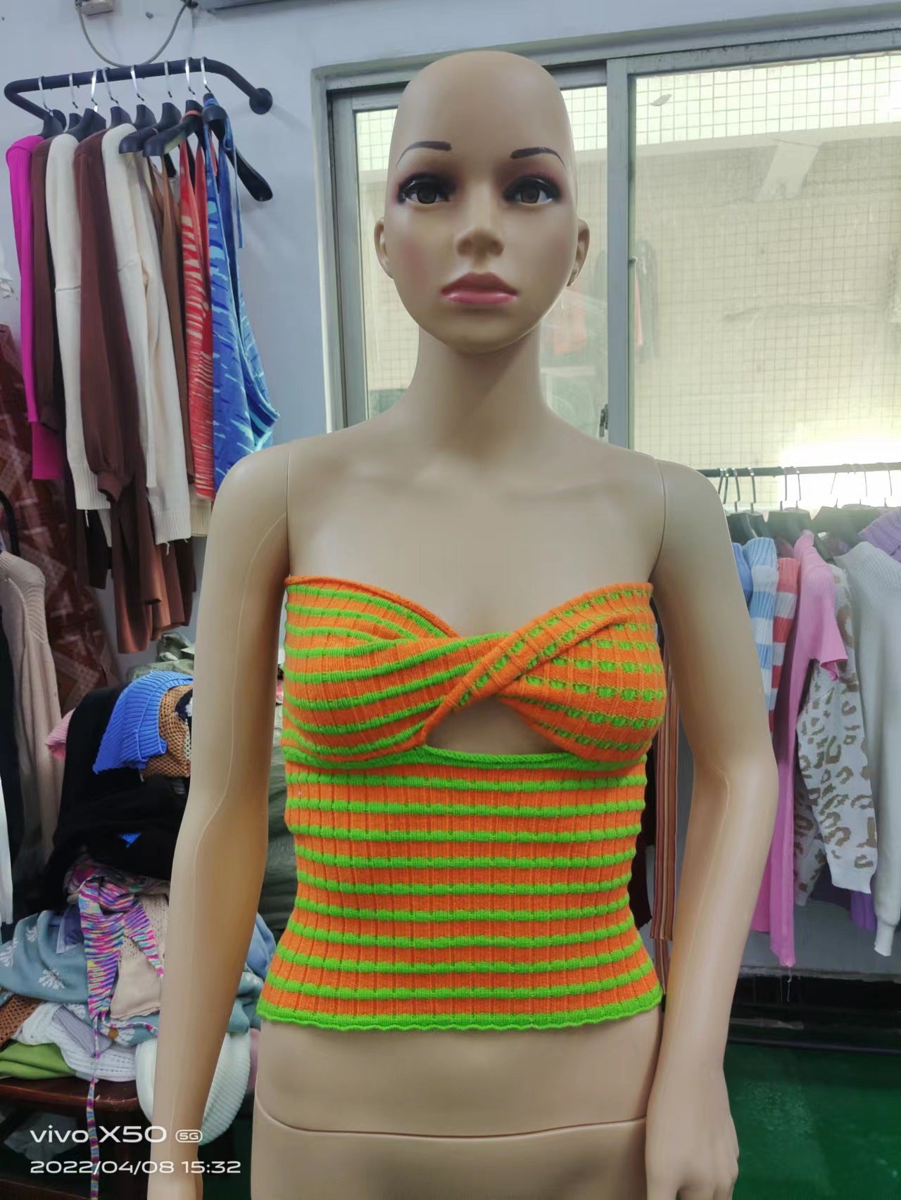 Women's Sexy Stripes Bandeau Tube Camisole Clothing