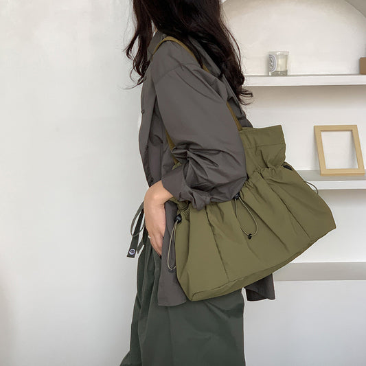 Women's Nylon Drawstring Simple Large Capacity Advanced Bags