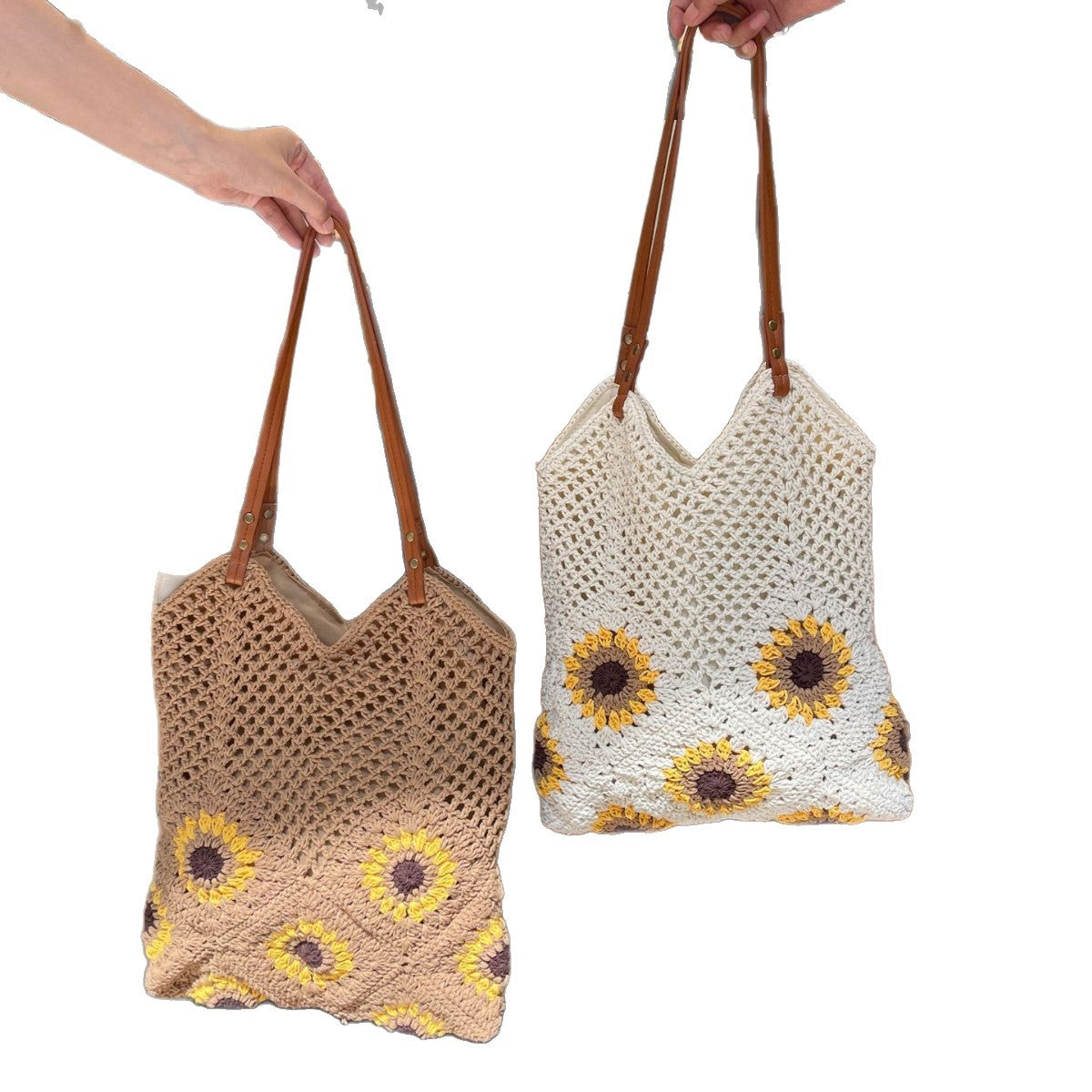 Women's Large Capacity Flower Light Luxury Minority Women's Shoulder Bag