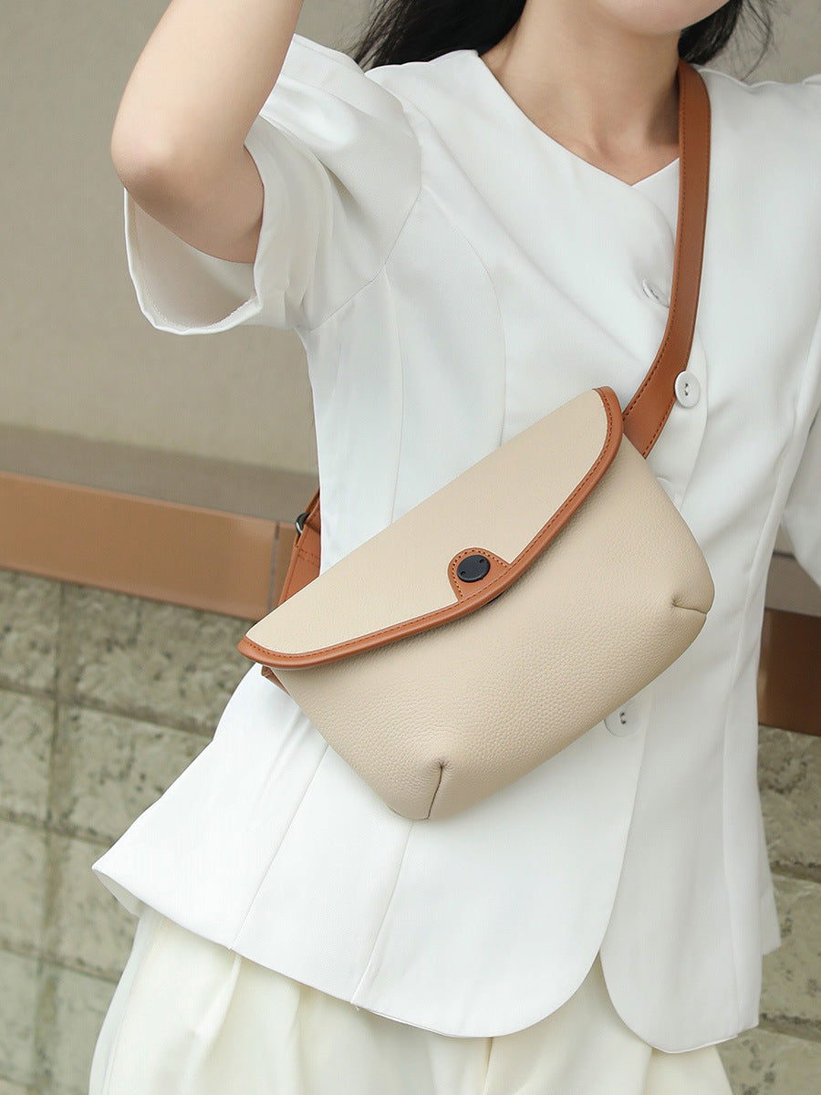 Layer Cowhide Niche Retro Saddle Poor Waist Packs