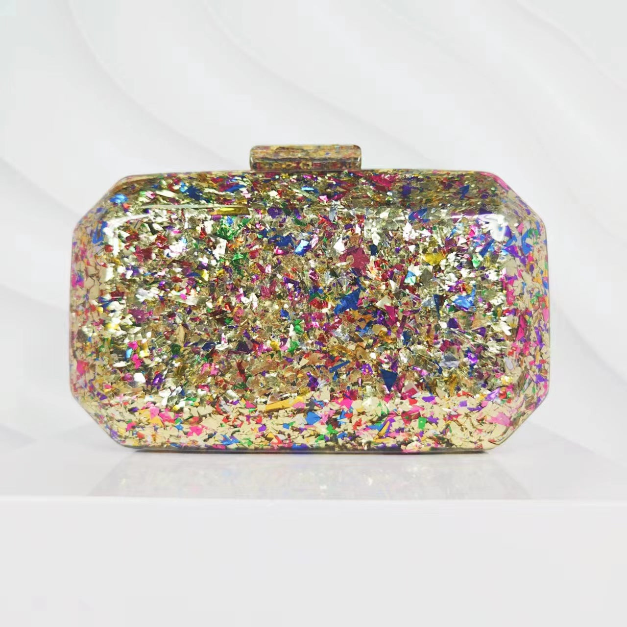 Women's Marble Fashion Summer Beach Acrylic Evening Bags