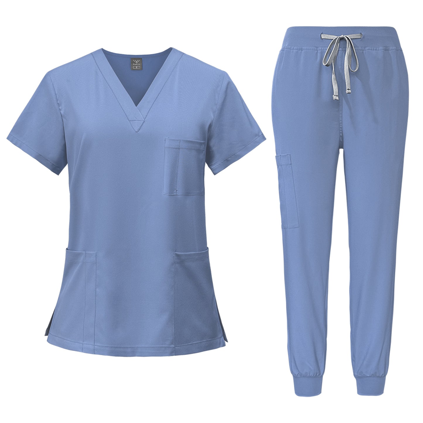 Women's & Men's Washing T-shirt Surgical Clothes Oral Nurse Suits