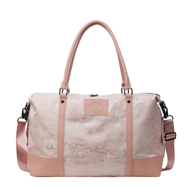 Women's Hand Carrying National Style Leisure Large Capacity Chinese Embroidery Bags