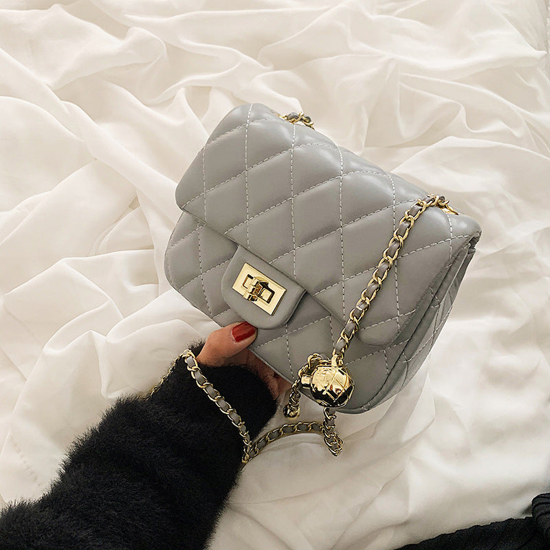 Women's Summer Popular Rhombus Chain Fashion Simple Shoulder Bags