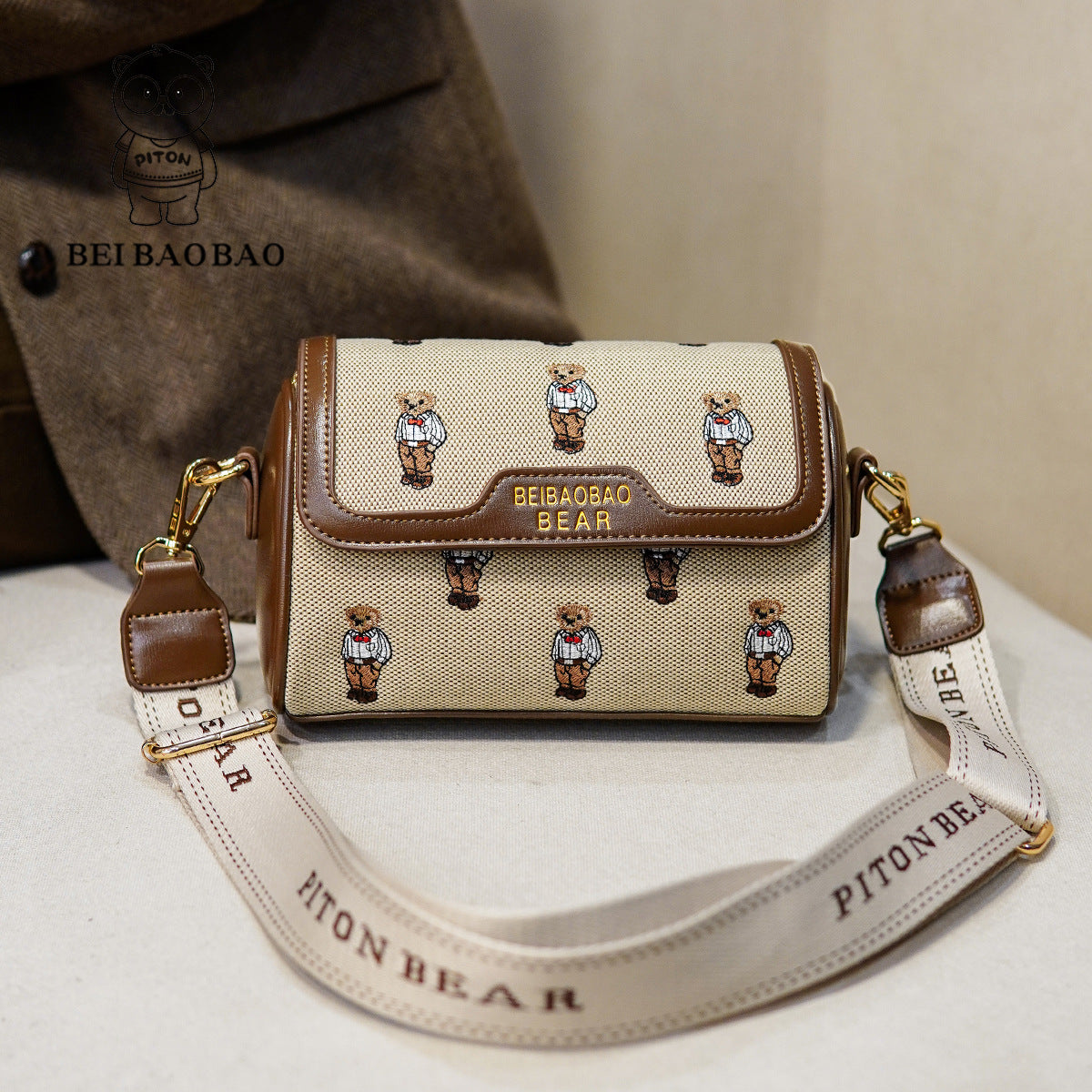 Women's Source Embroidery Pillow Korean Style Niche Crossbody Bags