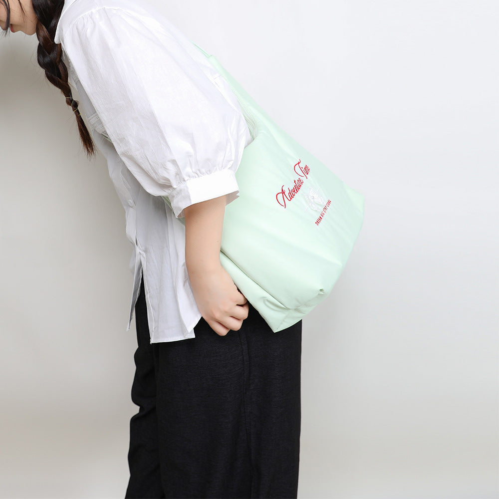 Women's Niche Designer Korean Style Canvas Nylon Crossbody Bags