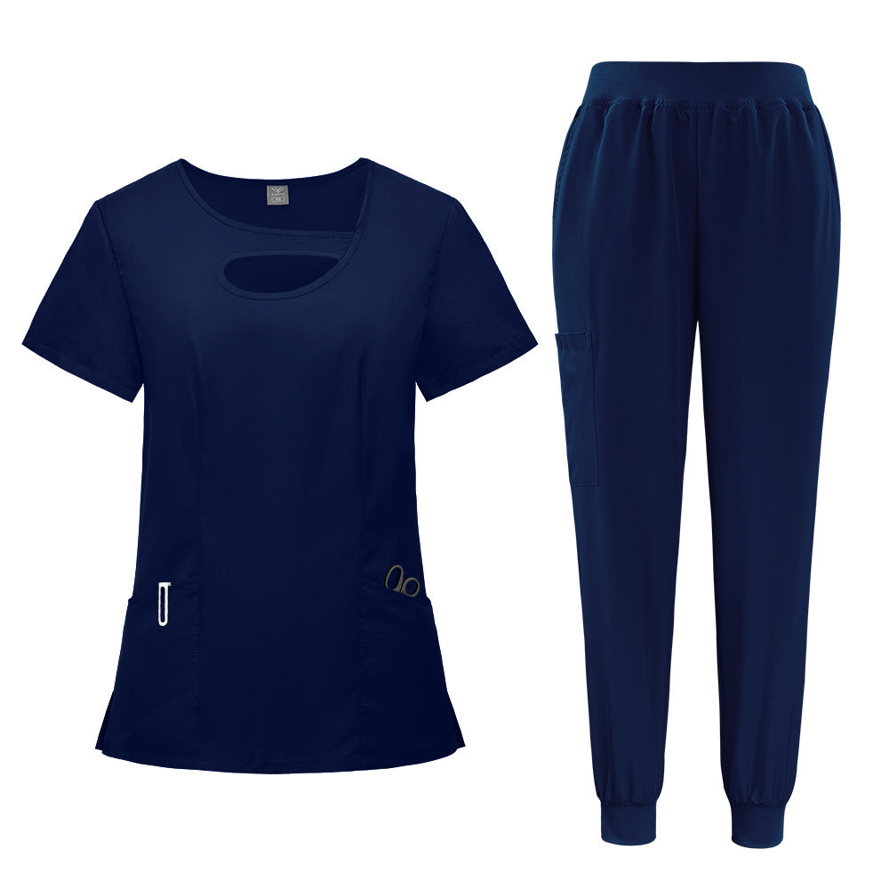Salon Frosted Doctor Nurse Nursing Home Uniform