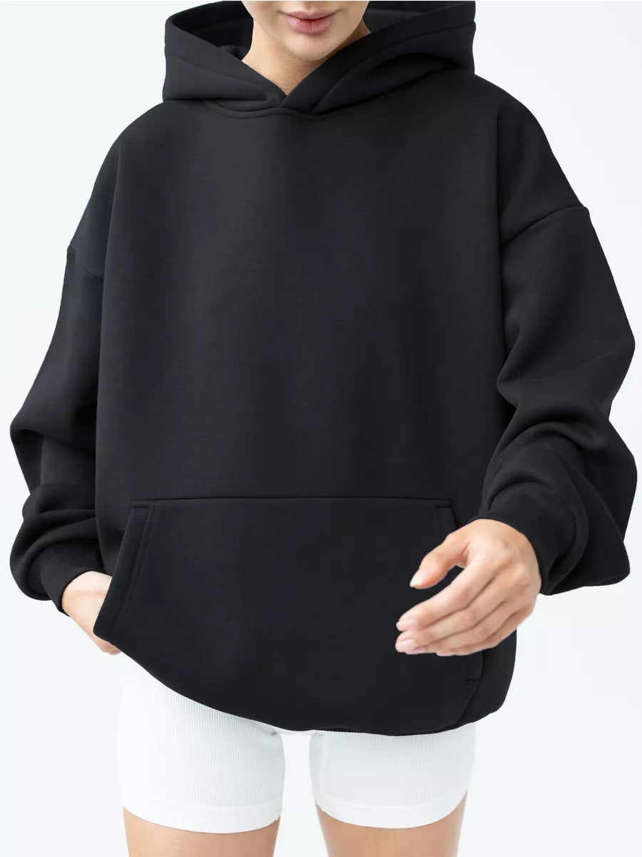 Women's Long-sleeved Hooded Pullover Loose Casual Sweaters