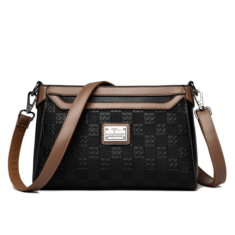 Women's Slouchy Elegant Fashion Rhombus Printed Crossbody Bags
