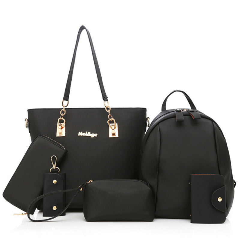 Women's Spring Nylon Cloth Set Mother Portable Shoulder Bags