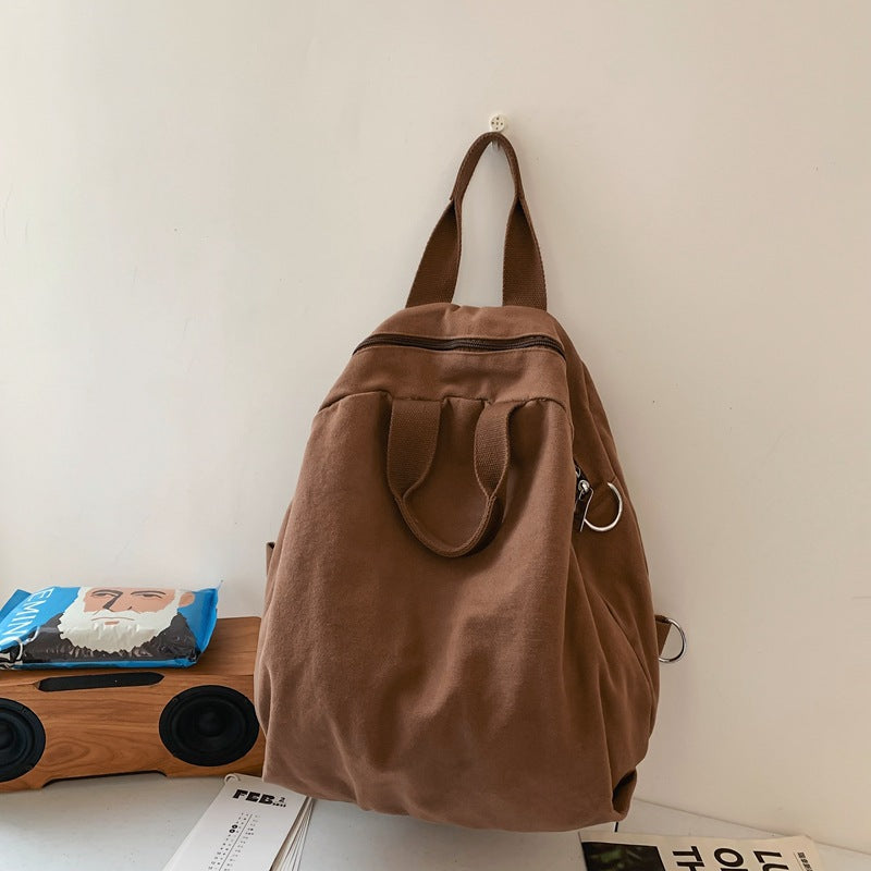 Women's Large Capacity Fashionable Simple College Backpacks