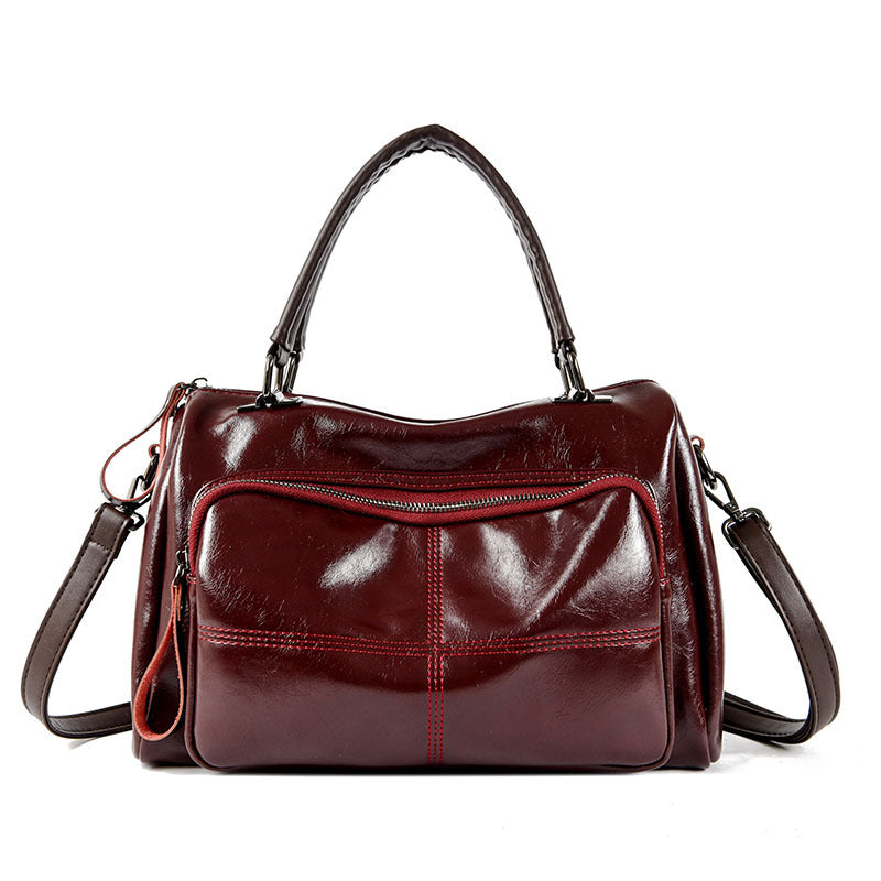 Women's Retro Large Capacity Simple Versatile Leisure Handbags