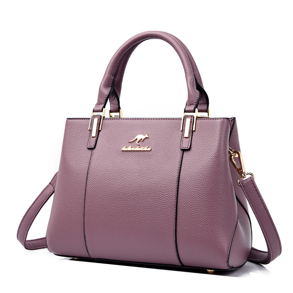 Women's Real Soft Leather Large Capacity Mom Bags